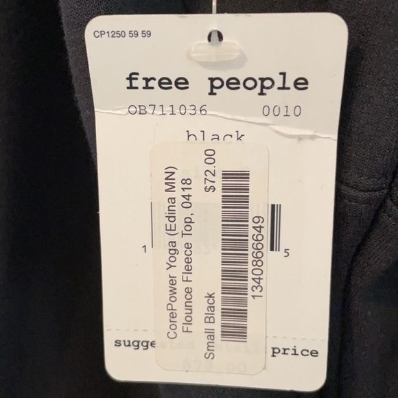 NWT Free People Movement Flounce Tech sweatshirt Small - Picture 3 of 3